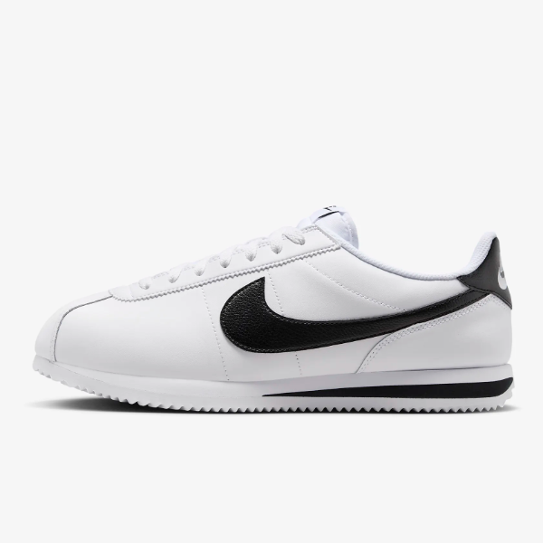 Nike Cortez Leather Shoes 'White/Black' (DM4044-105