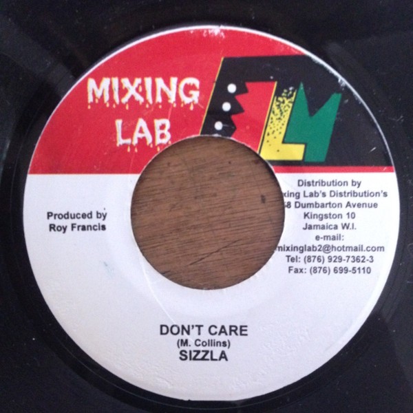 Sizzla - Don't Care (7") (Mint (M)) - 3654522435