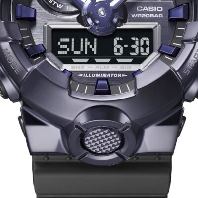 Pre-owned Casio G-shock Gm-700p-6ajf Analog-digital 700 Series 20 Atm Water Resistant