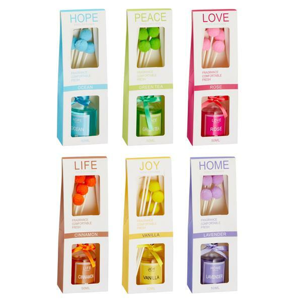 Set 12 Diffusori Bastoncino Profumo Deodorante Ambiente Varie Fragranze 50ml sus