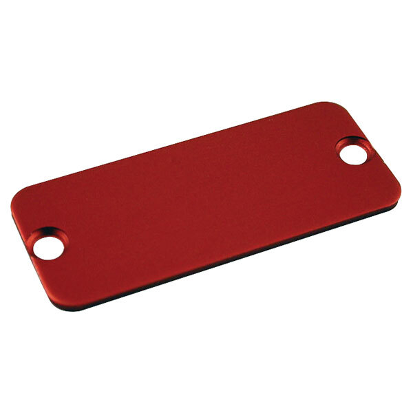 Hammond 1455talrd-10 Aluminium Fin Panneau 1.5 X 165 X 51.5mm Rouge