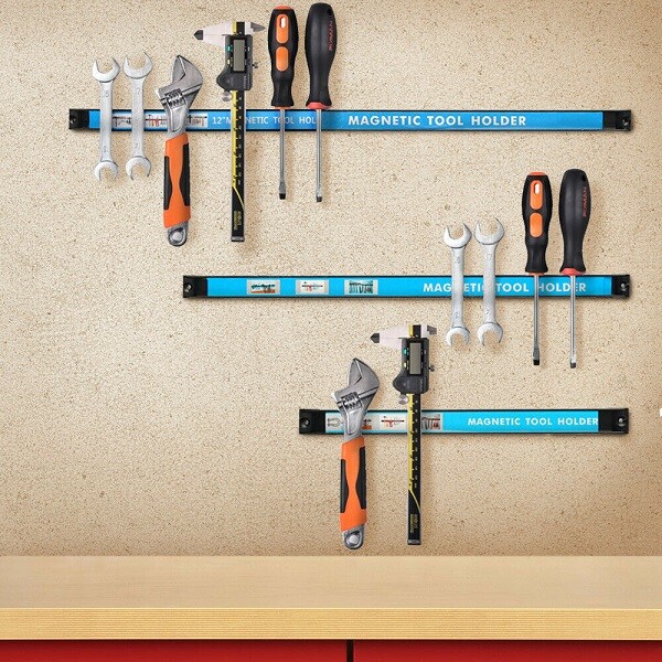 3 Pz Barre Barra Magnetica Portautensili Porta Attrezzi Lavoro Coltelli Cucina