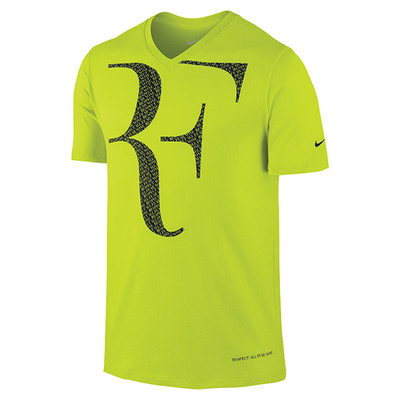 NIKE × Roger Federer　Tシャツ　ＸＬ　2016 Nike Roger Federer RF 2016 Wimbledon Tennis Polo Shirt ON