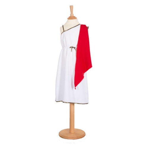 Costume Da Bambina Romana Toga – Vestito Storico Per Book Day, Feste Di Carnevale E Scuola