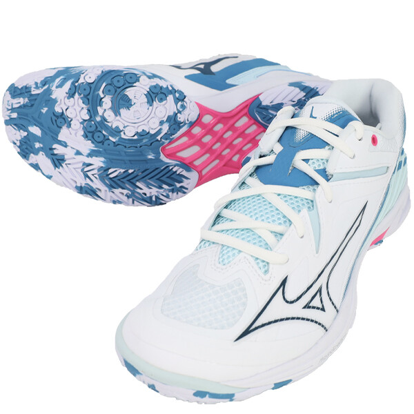 Mizuno フルジップジャケット Mサイズ ホワイトピンク　コスモゼロ絆 Mizuno フルジップジャケット Mサイズ ホワイトピンク