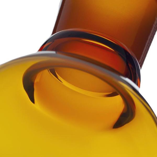 Chemistry Lab Glassware Flask 5ml-2000ml Eggplant Shaped Borosilicate Amber