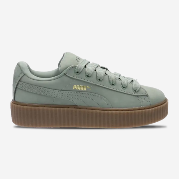 Pre-owned Puma X Fenty Creeper Phatty Nubuck 'green Fog' (39681302) Expeditedship