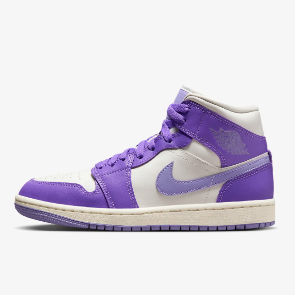 Женские кроссовки Nike Air Jordan 1 Mid, Sky J Purple (BQ6472-504), ускоренная доставка