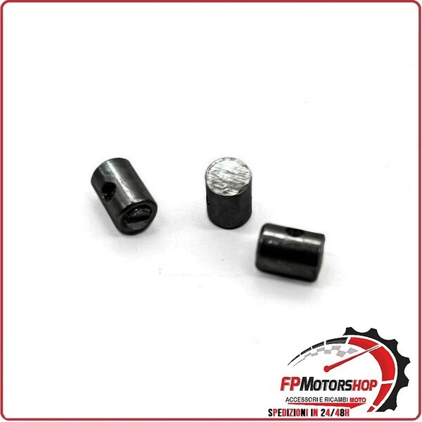 MORSETTO SERRAFILO CAVO ACCELERATORE GAS PER MOTO CARBURATORE 5,5 VITE SCOMPARSA