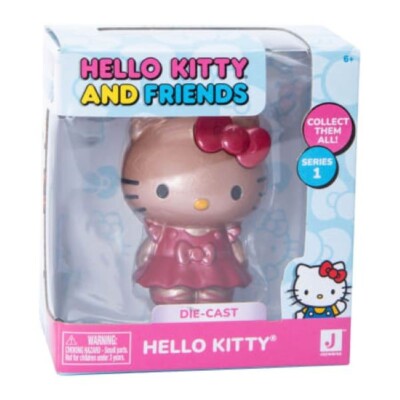 Sanrio **HELLO KITTY PINK KITTY DIE CAST METAL FIGURINE** NEW in BOX