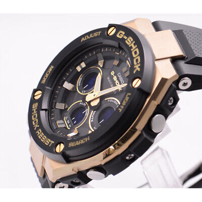 Pre-owned Casio International Warranty Gst-w300g-1a9jf G-shock G-steel Radio Solar Men's Watch