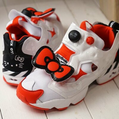 Reebok x Sanrio collaboration Hello Kitty InstaPump Fury OG Sneaker Shoes 