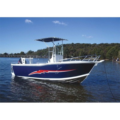 Oceansouth Boat T-top for Standard Center Console Boat Black (Size 1)