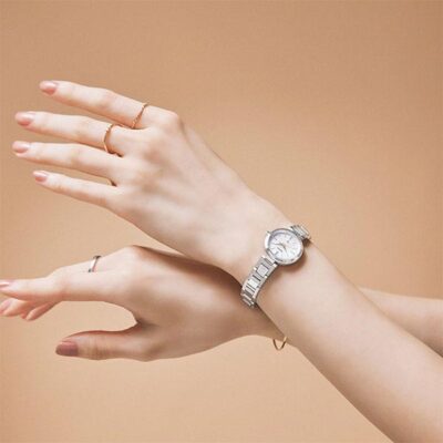 Pre-owned Seiko Lukia I Collection Ssvr139 White Solar Comfotex Women's Watch In Box