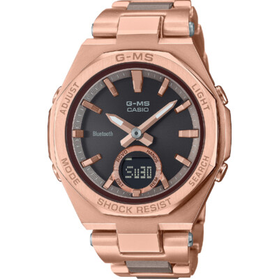 Pre-owned Casio International Warranty Msg-b100cg-5ajf Baby-g Men's Watch