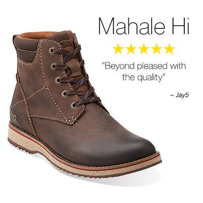 CLARKS CLARKS HERREN SMART MAHALE HI DUNKELBRAUN GEÖLT NUBUK UK 7,8, 9,10