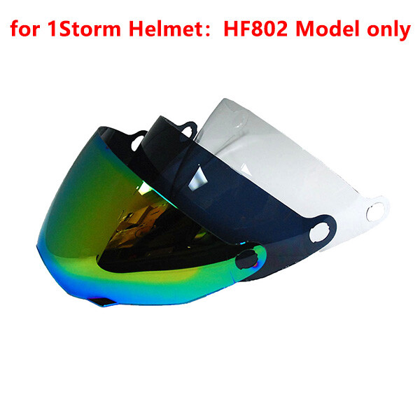 1Storm HF802 Dual Sport Dual Visor Motorcycle Motocross Full Face Helmet Shield