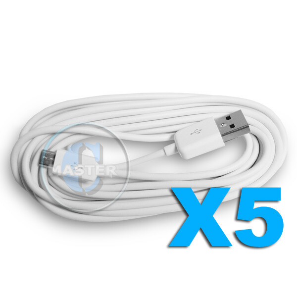3X 10ft 3m XL MICRO-B USB 3.0 CHARGE SYNC CABLE for SAMSUNG GALAXY S5 NOTE 3 TAB