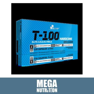 T-100 Hardcore Testo Booster 120 Caps Tribulus Terrestris Extract Zinc Chelate