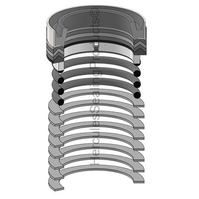RE17345 Var Cylinder Seal Kit Fits John Deere 655-850C 640-648