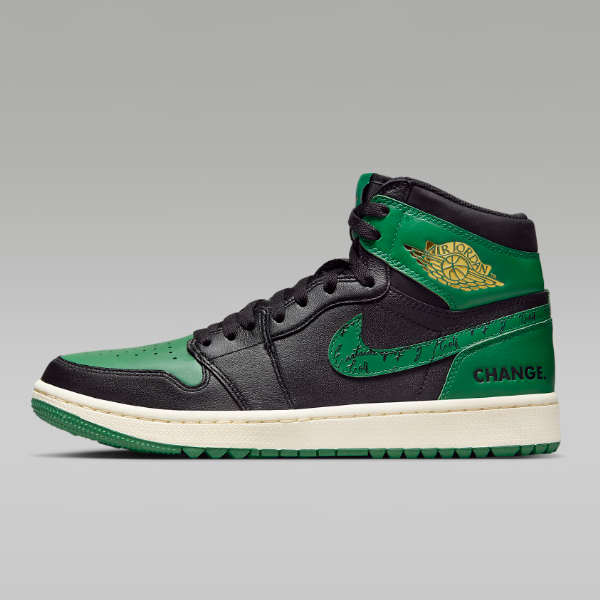 

Кроссовки для гольфа Nike Air Jordan 1 High GX Eastside, черные (FJ0849-001) Expeditedship, Черный, Nike Air Jordan 1