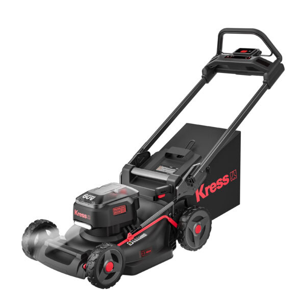 Kress 60V Max 46cm Push Lawn Mower KG757E Kit