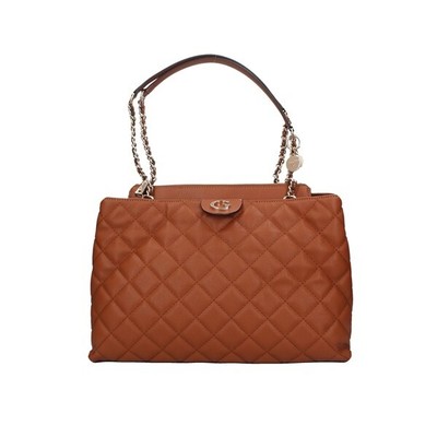 Pre-owned Guess Qg839423 Gillian Bag Shopper Bag Matelassè