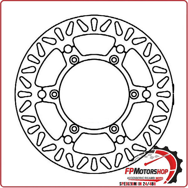 DISCO FRENO MOTO PER FMD0275RF FERODO YAMAHA XV 1900 MIDNIGHT STAR 06> VMAX