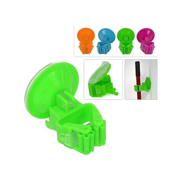 Supporto Da Muro A Ventosa Porta 1 Scopa Gancio Staffa Parete Casa Accessori moc