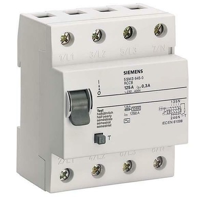 Siemens FISchutzschalter 5SM34456 IP20 FehlerstromSchutzschalter 5SM34456