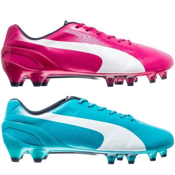 シューズ 26.0 PUMA EVOSPEED 1.2 TRICKS HG Puma Evo Speed 1.2 Tricks FG Bluebird Beetroot Purple Soccer