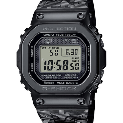 Pre-owned Casio G-shock Gmw-b5000eh-1jr Black Eric Haze Solar Radio Men's Watch In Box