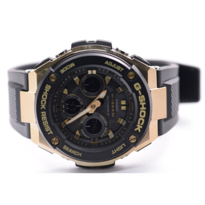 Pre-owned Casio International Warranty Gst-w300g-1a9jf G-shock G-steel Radio Solar Men's Watch
