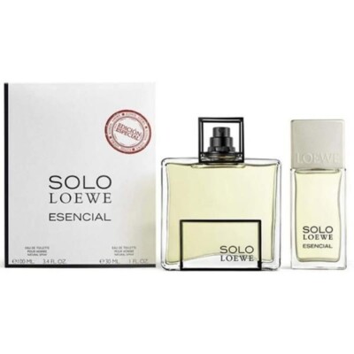 Set Solo Loewe Esencial 2pcs 3.4oz Edt Spray & 1.0oz