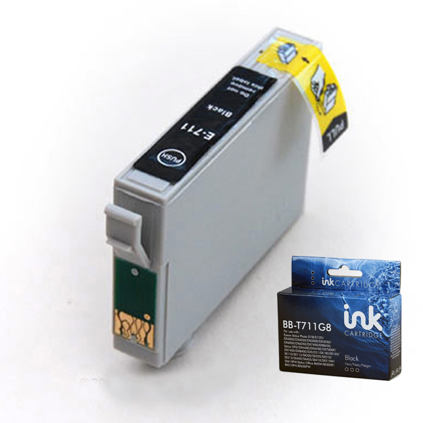 1 Black T0711 non-OEM Ink Cartridge For Epson Printer ...