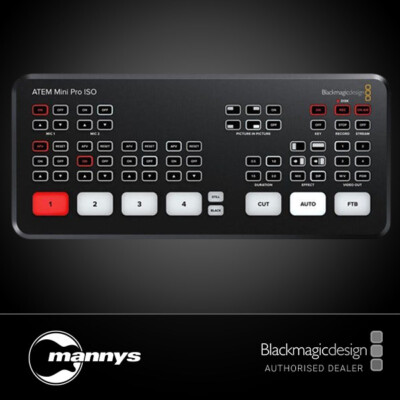 Blackmagic Design ATEM Mini Pro ISO Live Production Video