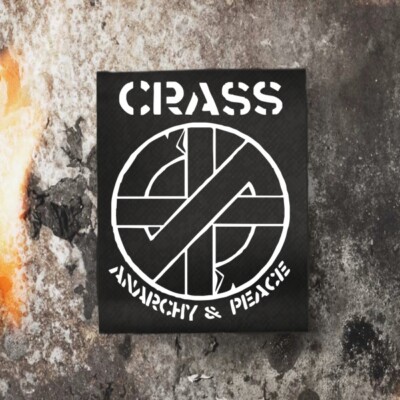 Backpatch Crass Anarchy / Peace