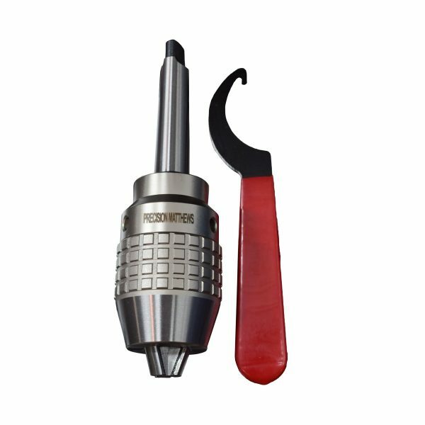 1/32-1/2 HIGH PRECISION KEYLESS DRILL CHUCK MT2 1/32" - 1/2" CAPACITY