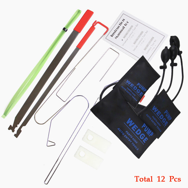 Car Door Open Tool Key Lock Out Emergency Unlock Tools Kit Air