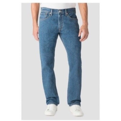 DENIZEN  from Levi's  Men's 285 Relaxed Fit Jeans Medium Stonewash