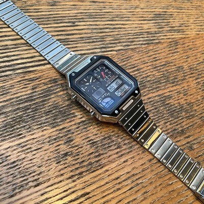 Pre-owned Citizen Collection Record Label Thermo Sensor Jg2126-69e Unisex Watch In Box