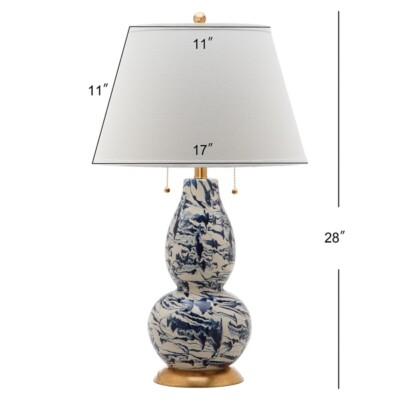 Safavieh COLOR SWIRLS GLASS TABLE LAMP, Reduced Price 2172741202 LIT4159A-SET2