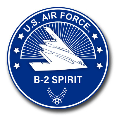 USAF B-2 Spirit Self-adhesive Vinyl Decal