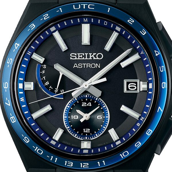 Pre-owned Seiko Astron Nexter Sbxy041 Men's Watch Solar World Time Black Ip Date 2022