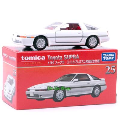 Tomica Takara Tomy Premium TP25 1/62 Toyota Supra White New Diecast Model Car
