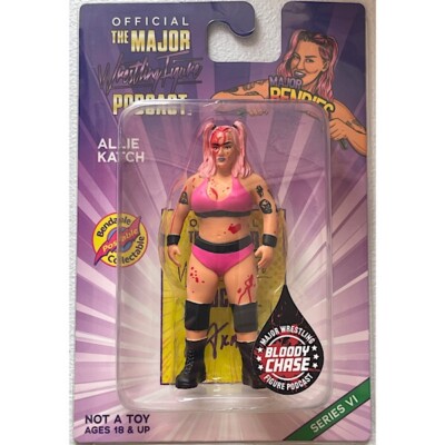 Allie Katch Chase MWFP Major Wrestling Figure Podcast Bendies Series 6 Figure