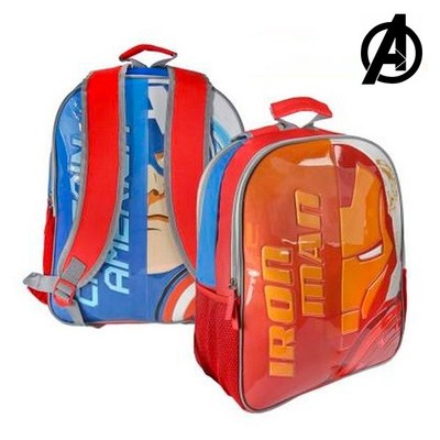 Mochila Escolar Reversible The Avengers 8980