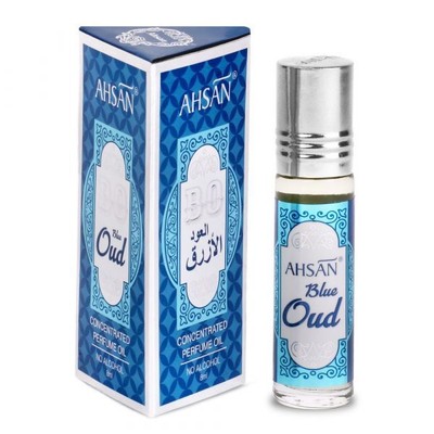 RSGL 8ml Ahsan Blue Oud  100% Natural Concentrated Perfume Oil, Alcohol Free