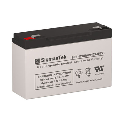Bright Way Group BW 6120 F2 Replacement SLA Battery by SigmasTek