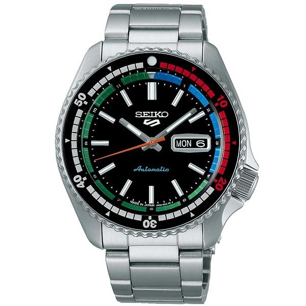 Pre-owned Seiko 5 Sports Sbsa221 Retro Color Limited Automatic Mechanical Diver Watch